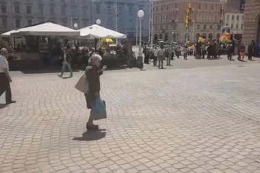 (VIDEO) RAZIGRANA BABA POSTALA HIT U GRADU I NA INTERNETU!