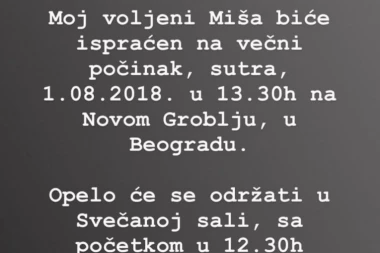 Ovo je najteža i najbolnija poruka koju je objavila Sanja Papić posle ubistva advokata!