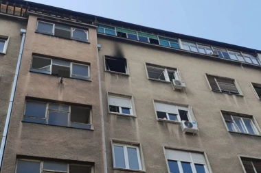 (FOTO+VIDEO) POŽAR U BULEVARU DESPOTA STEFANA!