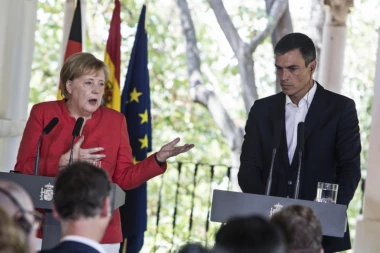 SANČEZ I MERKELOVA SAGLASNI PO PITANJU MIGRANATA