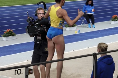 (FOTO) Ukrajinska skakačica udalj osvojila srebro na EP, ali i simpatije muškaraca širom sveta!