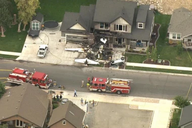 STRAVIČAN INCIDENT: Posvađao se sa ženom, PA AVIONOM ULETEO U SVOJU KUĆU