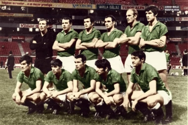 (FOTO) Partizan je igrao protiv Spartaka iz Trnave pre skoro 50 godina i to u zelenoj opremi - ovo je pravi razlog!