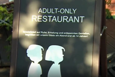 Ovaj restoran je ZABRANIO ULAZ DECI!
