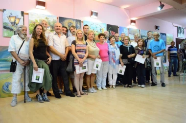 "COSMIC ART-LJUBIŠA MARIĆ":  Umetnici ozarili Srem!