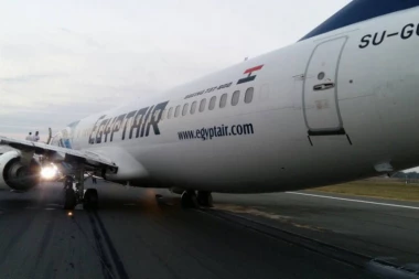 VIDEO SA LICA MESTA: Pogledajte kako su popravljali egipatski avion na aerodromu Nikola Tesla!