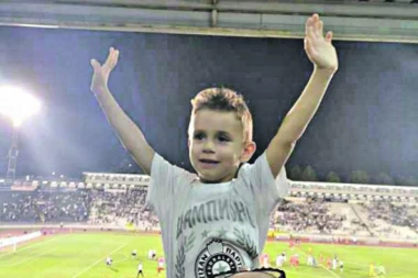 (FOTO) Emocije, da ti pukne srce... "Grobari" naslikali malog Dukija, osvanuo mural na godišnjicu njegove smrti!