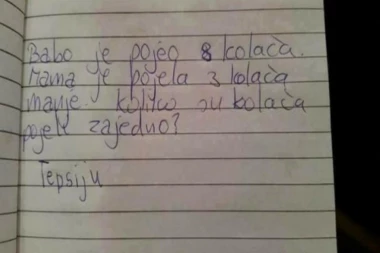 DEČAK IZ BIH NASMEJAO REGION: Babo je pojeo osam kolača, mama tri manje...