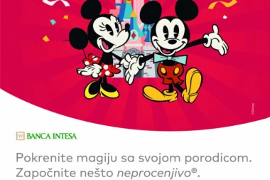 PUTUJTE U DIZNILEND U PARIZ SA BANCA INTESA I MASTERCARD