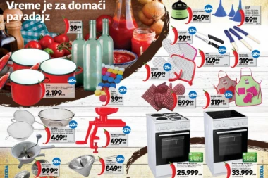 VELIKA AKCIJA: Sve što vam treba za pripremu zimnice naćićete u Rodi