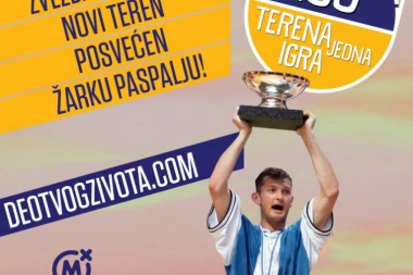 Zvezdara dobija novi teren posvećen Žarku Paspalju!