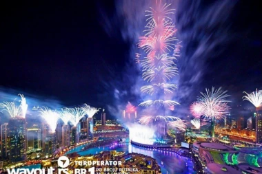 Legendarni vatromet u Dubaiju za početak nove godine