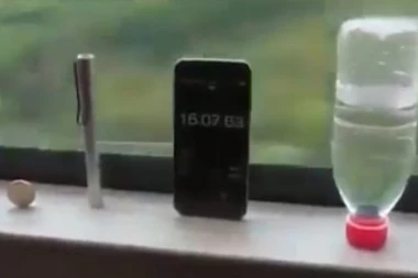 Pogledajte šta se dešava s predmetima u vozu brzine 350 km/h
