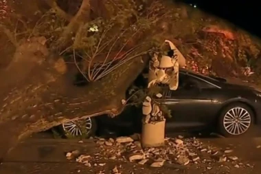 (VIDEO) Uragan Lesli pogodio Portugaliju - NA DESETINE POVREĐENIH!