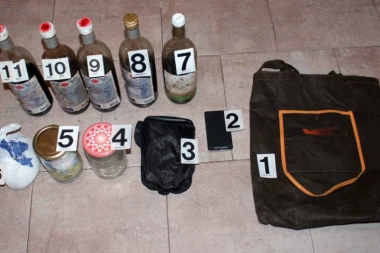 (FOTO) HAPŠENJE U NIŠU: Klinka u stanu držala 3 LITRE "Božije droge"!