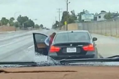 (VIDEO) Dečak ukrao mamin novi BMW da provoza devojku, pogledajte kako je ISPAŠTAO!