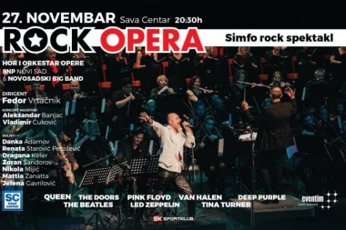 Veličanstvena ROK OPERA na velikoj sceni Centra SAVA