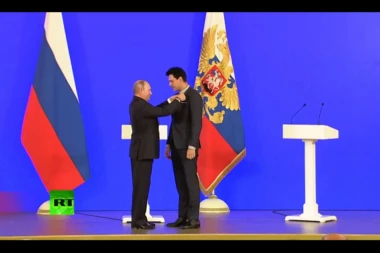 PUTIN ODLIKOVAO SRPSKOG GLUMCA Biković: RUSI I SRBI IMAJU DVE DOMOVINE, A JEDAN POGLED NA SVET