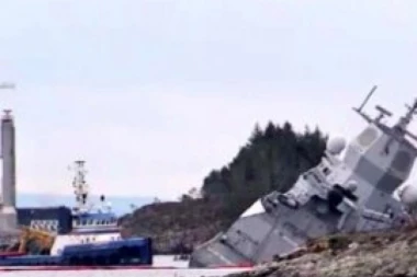 (VIDEO) NATO SE ŽEŠĆE OBRUKAO: Na vežbama u Norveškoj došlo do sudara fregate i tankera