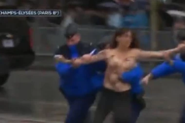 (VIDEO) Golim grudima na Trampovu kolonu: Težak incident u Parizu