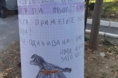 Dečak traži psa na Voždovcu! Mališa je oblepio bandere, a kada vidite kako je napisao oglas rastužićete se
