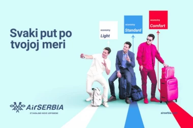 Marketinški pogodak nacionalne avio-kompanije: Miloš Biković zaštitno lice kampanje "Er Srbije"