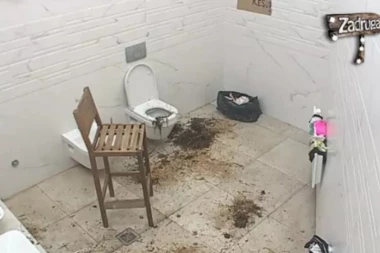 Demolirala kupatilo: Otkriveno ko je doneo fekalije i razmazao ih po toaletu!