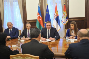 Vučić sa ministrom unutrašnjih poslova Azerbejdžana