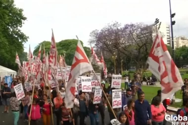 (VIDEO) Pobuna potčinjenih: Hiljade demonstranata na protestu tokom samita G20