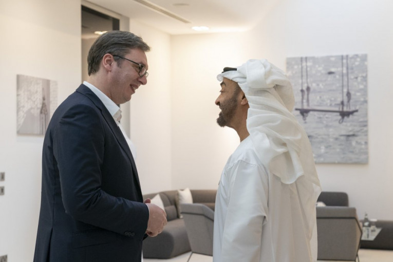 Vučić u Abu Dabiju: Predsednik razgovarao sa princom bin Zajedom o odnosima Srbije i UAE