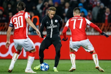 ČASNO ISPADANJE ZVEZDE: Crveno-beli pokazali zube Parižanima, ali nisu mogli do čuda