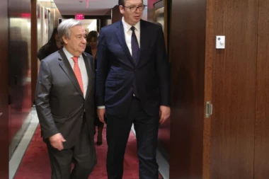 Sastanak Vučića i Gutereša: U Njujorku u četiri oka razgovarali o potezima Prištine