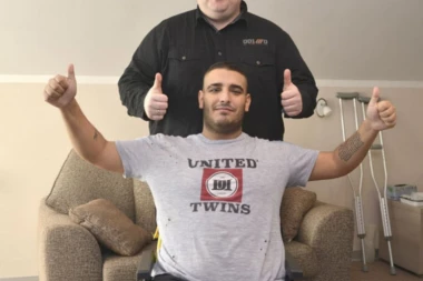 Stao na noge: Darko Lazić napustio banju!