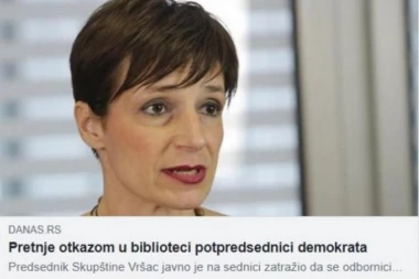 SLUČAJ BAROŠ/RAKIĆ: "Danas" nastavlja sa političkim manipulacijama na štetu Vršca