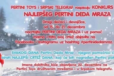 Rezulati konkursa NA­JLEPŠI PERTINI DEDA MRAZ! Ovo su srećni dobitnici paketića!