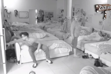 ( VIDEO) Svi skočili iz kreveta: Medved se ušunjao u spavaću sobu! HAOS!