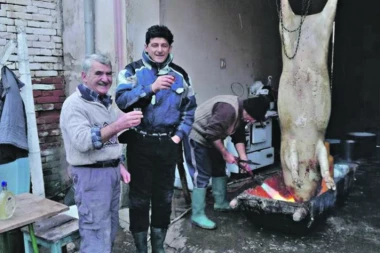 MILE LEGENDA DRŽI DO OBIČAJA: Svinjokolj kod Belodelića!