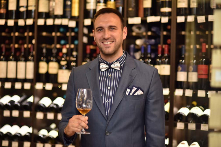 Najbolja mala vinarija Bikicki, na slici vlasnik Djordje Bikicki