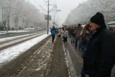 Tramvaji 5, 6, 7 i 14 stoje: Velike gužve na autobuskim stajalištima, a evo šta je razlog tome!