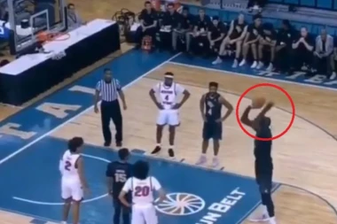 (VIDEO) OVO JOŠ NISTE VIDELI: Najgori šut u ISTORIJI košarke
