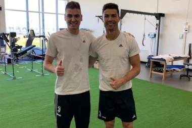 (FOTO) Pre godinu dana je bio u Čukaričkom, sada trenira sa Kristijanom Ronaldom!