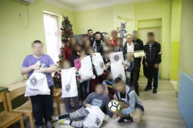 Prvotimci Partizana u poseti Prihvatilištu za decu!
