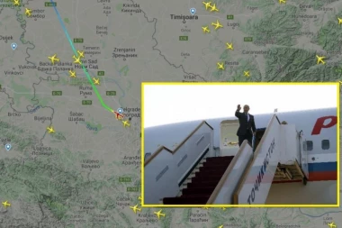 PUTINOV LET UŽIVO: Ruski predsednik sleteo u Beograd!