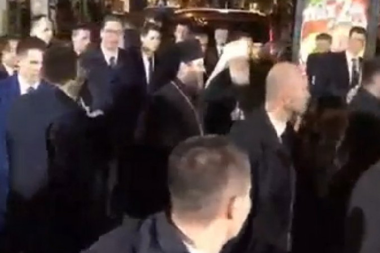 Dosad neobjavljeni snimak: Pogledajte kako Putin i Vučič dolaze do Hrama Svetog Save!