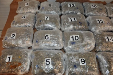 Zaplenjeno 24 kilograma marihuane na Batrovcima