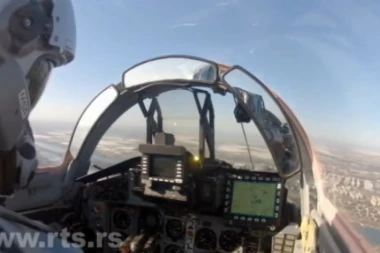 (VIDEO) Srpski piloti otkrili snimke iz kokpita: Ovako smo čuvali Putina