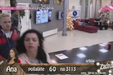 (VIDEO) Zerina histerisala u "Zadruzi": Uletela u Belu kuću i okretala kamere!