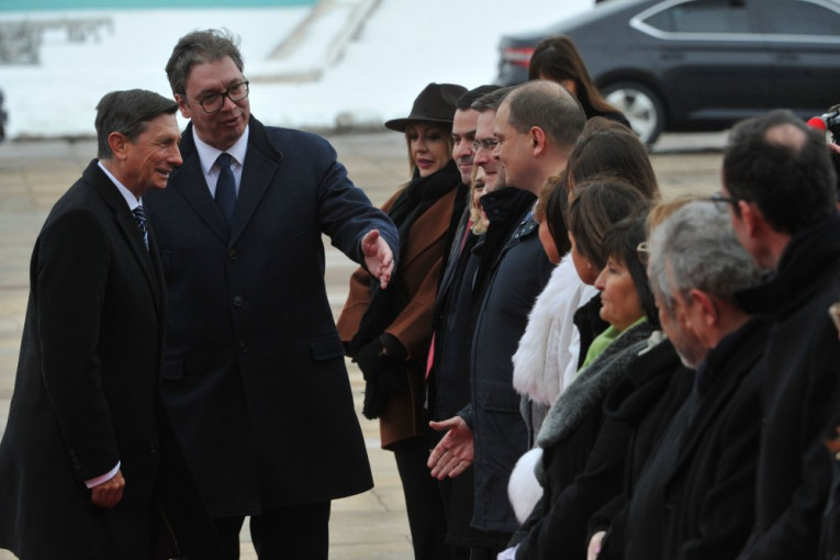 (FOTO) Vučić dočekao Pahora: Slovenački predsednik u poseti Srbiji!