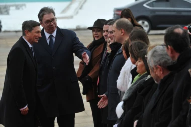 (FOTO) Vučić dočekao Pahora: Slovenački predsednik u poseti Srbiji!