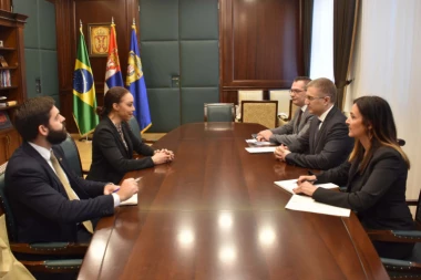 Stefanović s ambasadorkom Brazila: Saradnjom  dveju policija do stabilnosti u celom svetu